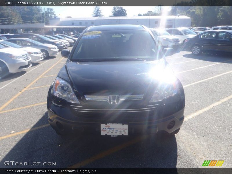 Nighthawk Black Pearl / Black 2008 Honda CR-V EX-L 4WD