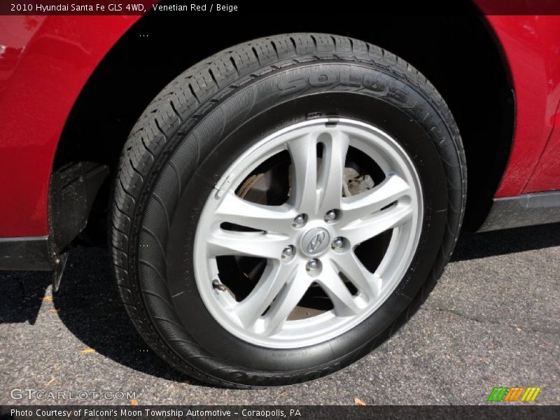 Venetian Red / Beige 2010 Hyundai Santa Fe GLS 4WD