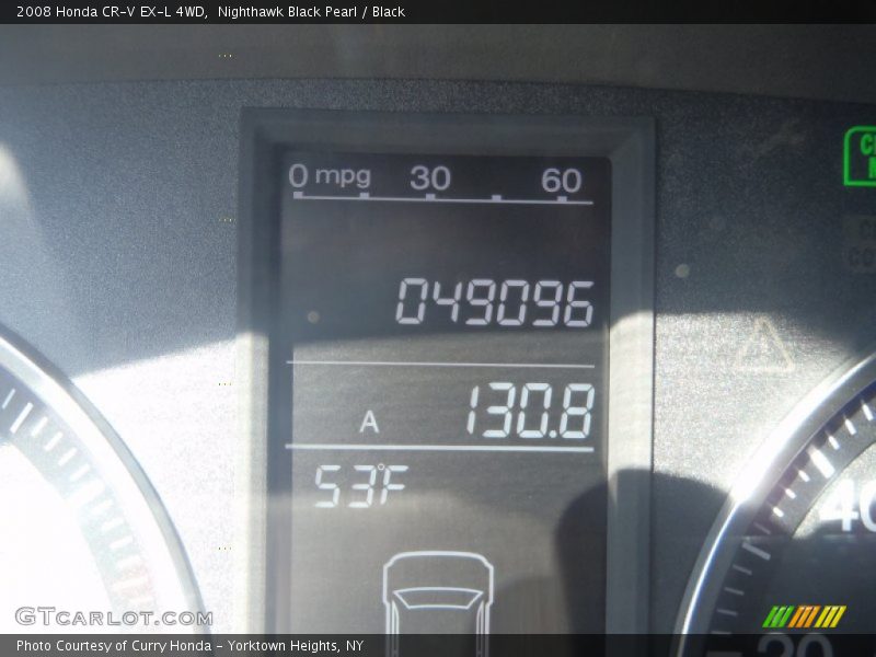 Nighthawk Black Pearl / Black 2008 Honda CR-V EX-L 4WD