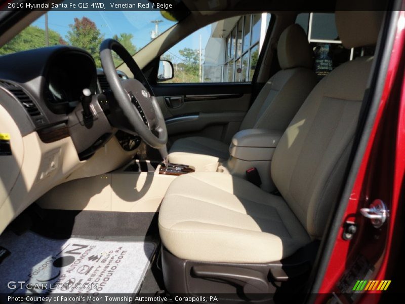 Venetian Red / Beige 2010 Hyundai Santa Fe GLS 4WD