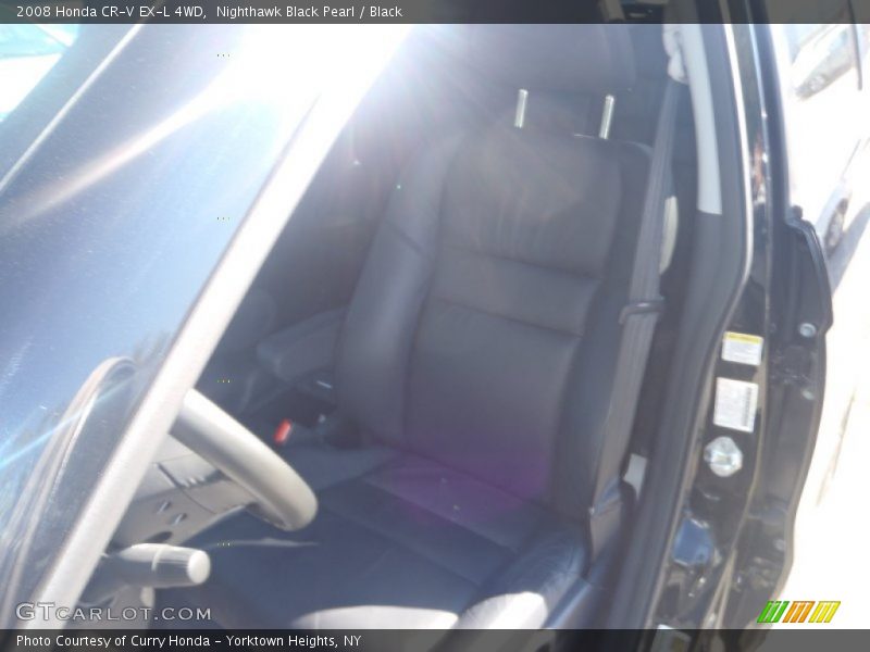 Nighthawk Black Pearl / Black 2008 Honda CR-V EX-L 4WD