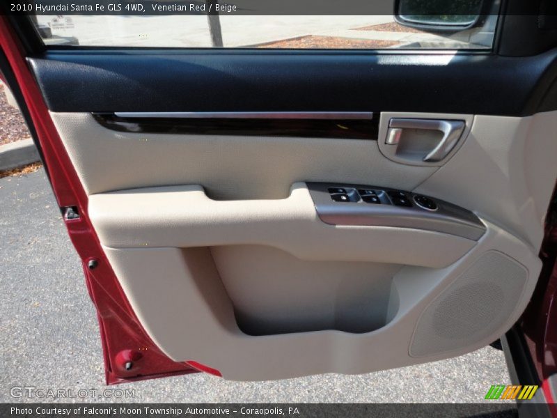 Venetian Red / Beige 2010 Hyundai Santa Fe GLS 4WD