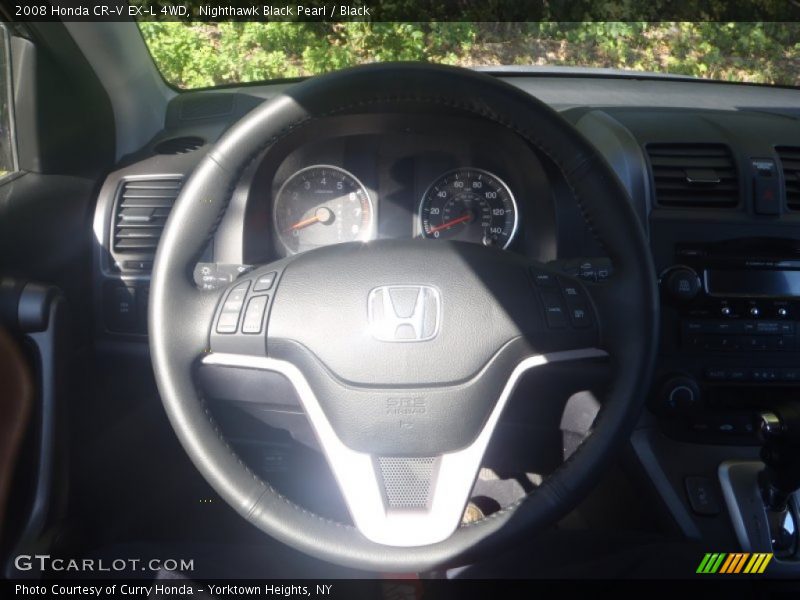 Nighthawk Black Pearl / Black 2008 Honda CR-V EX-L 4WD