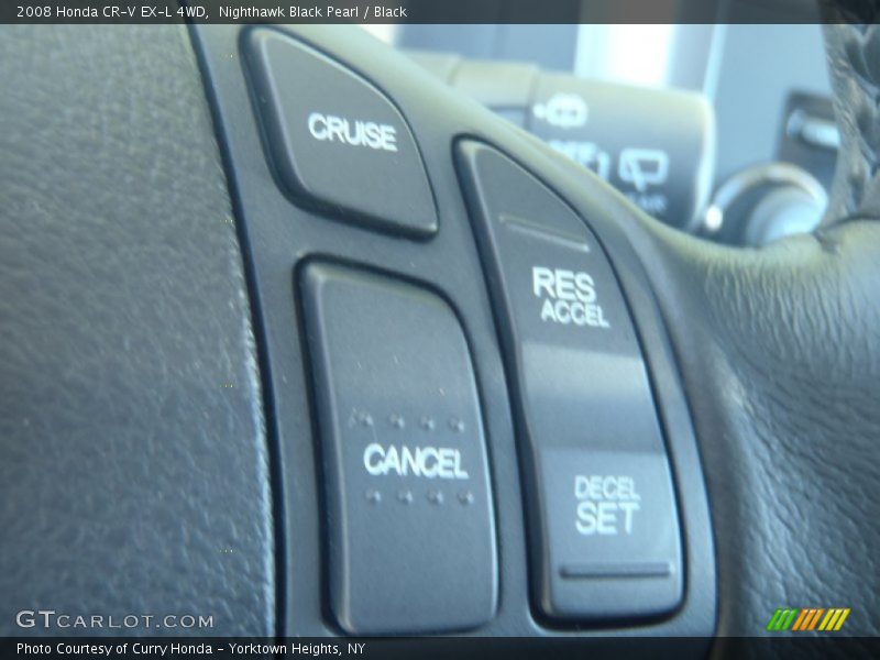 Nighthawk Black Pearl / Black 2008 Honda CR-V EX-L 4WD