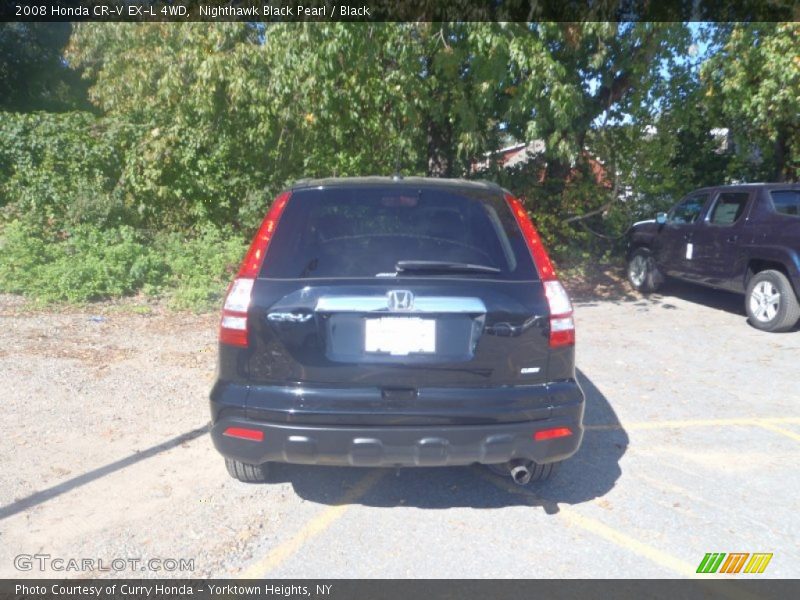 Nighthawk Black Pearl / Black 2008 Honda CR-V EX-L 4WD