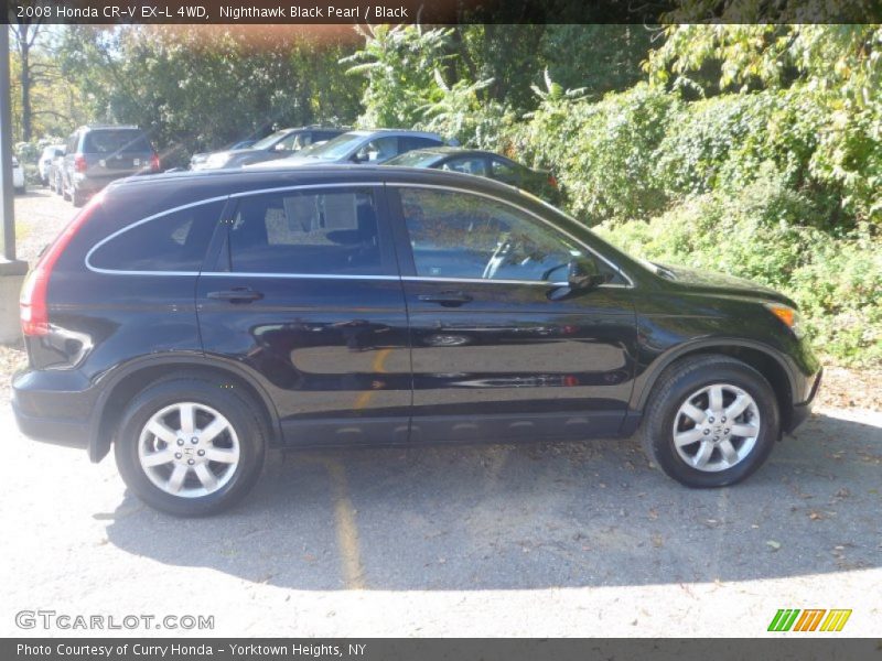 Nighthawk Black Pearl / Black 2008 Honda CR-V EX-L 4WD