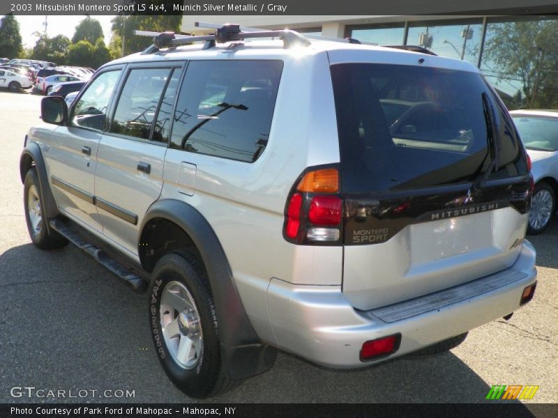 Munich Silver Metallic / Gray 2003 Mitsubishi Montero Sport LS 4x4