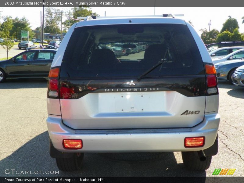Munich Silver Metallic / Gray 2003 Mitsubishi Montero Sport LS 4x4