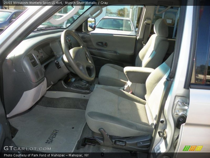  2003 Montero Sport LS 4x4 Gray Interior