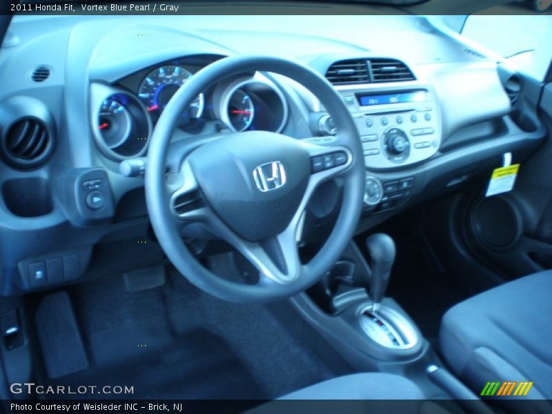 Vortex Blue Pearl / Gray 2011 Honda Fit