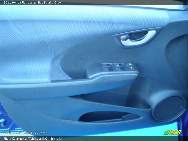 Vortex Blue Pearl / Gray 2011 Honda Fit