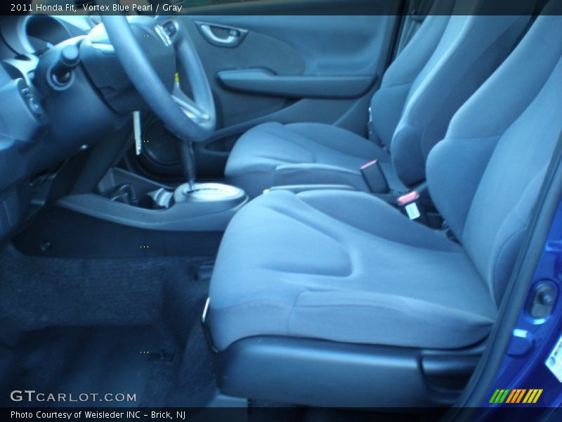 Vortex Blue Pearl / Gray 2011 Honda Fit