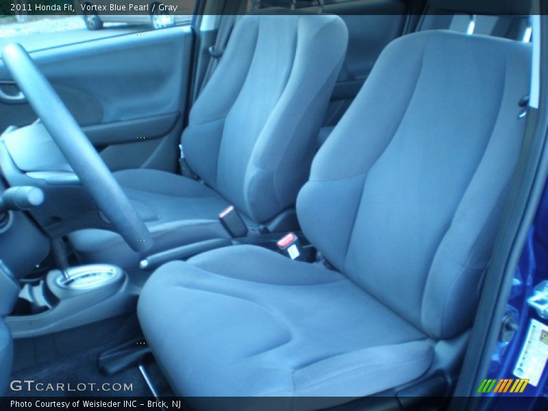 Vortex Blue Pearl / Gray 2011 Honda Fit