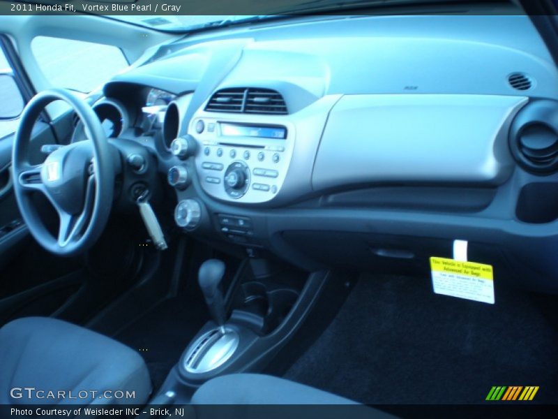 Vortex Blue Pearl / Gray 2011 Honda Fit