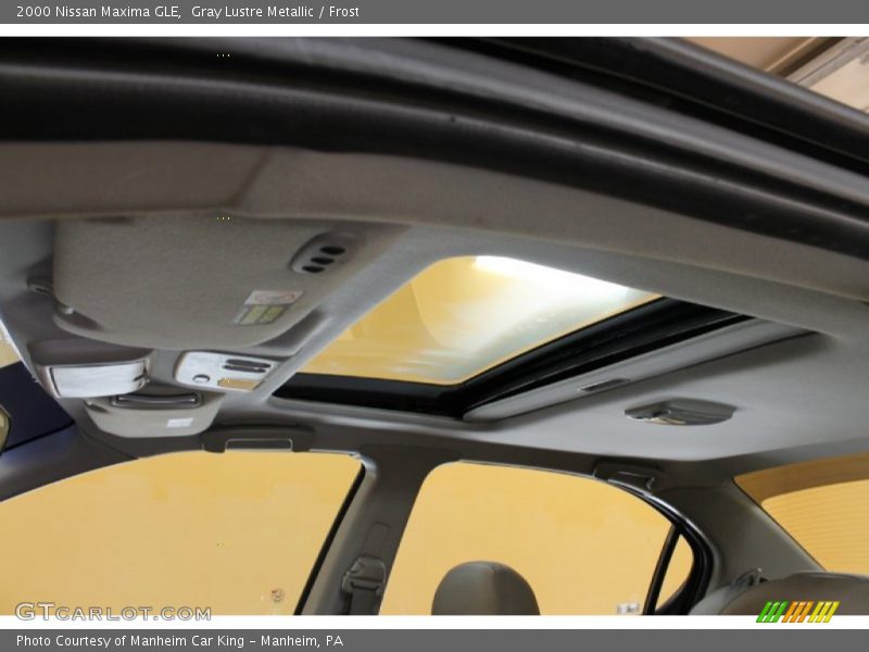 Gray Lustre Metallic / Frost 2000 Nissan Maxima GLE