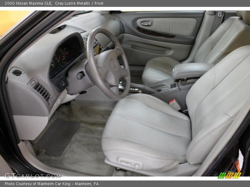 Gray Lustre Metallic / Frost 2000 Nissan Maxima GLE