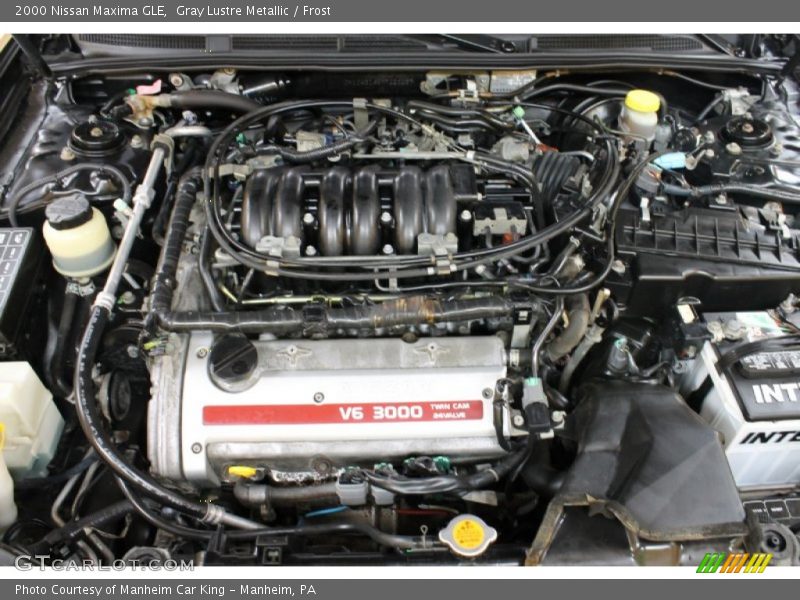 Gray Lustre Metallic / Frost 2000 Nissan Maxima GLE