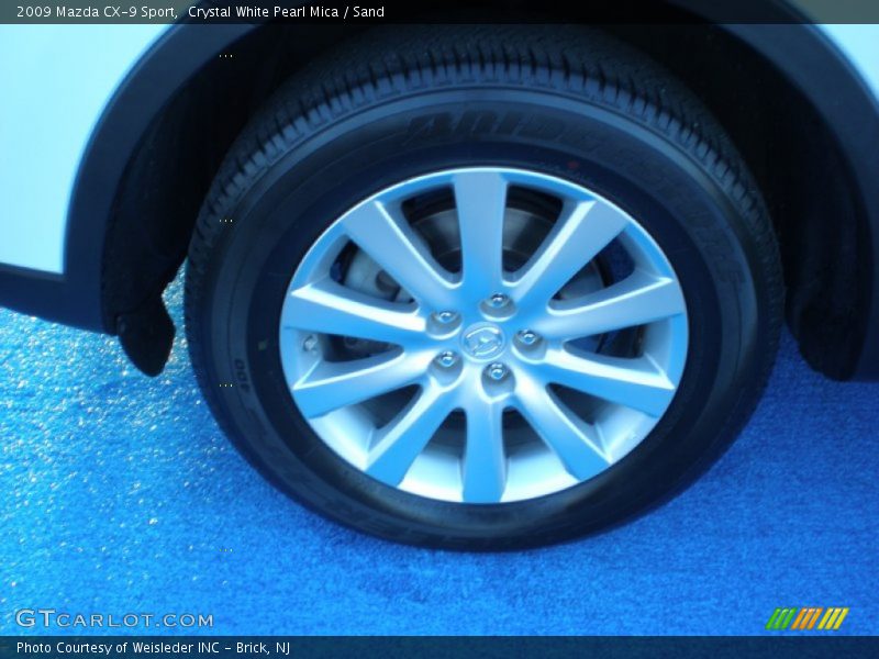 Crystal White Pearl Mica / Sand 2009 Mazda CX-9 Sport