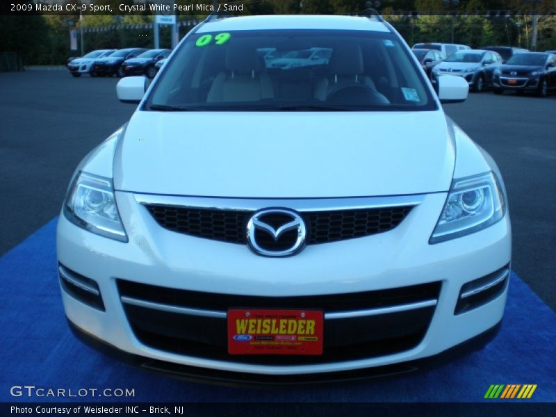Crystal White Pearl Mica / Sand 2009 Mazda CX-9 Sport