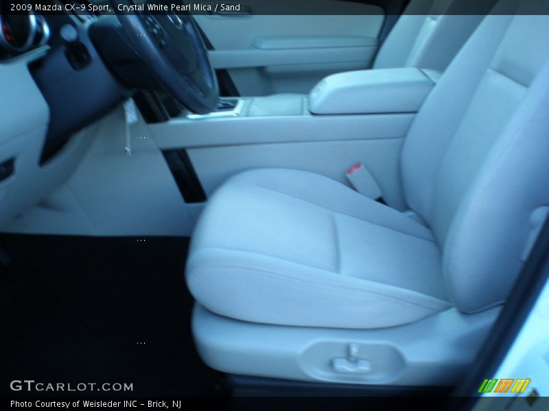 Crystal White Pearl Mica / Sand 2009 Mazda CX-9 Sport