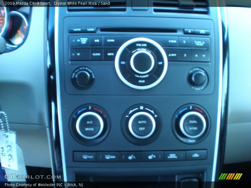 Crystal White Pearl Mica / Sand 2009 Mazda CX-9 Sport