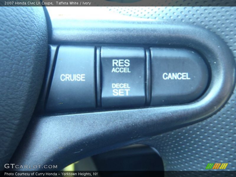 Taffeta White / Ivory 2007 Honda Civic LX Coupe