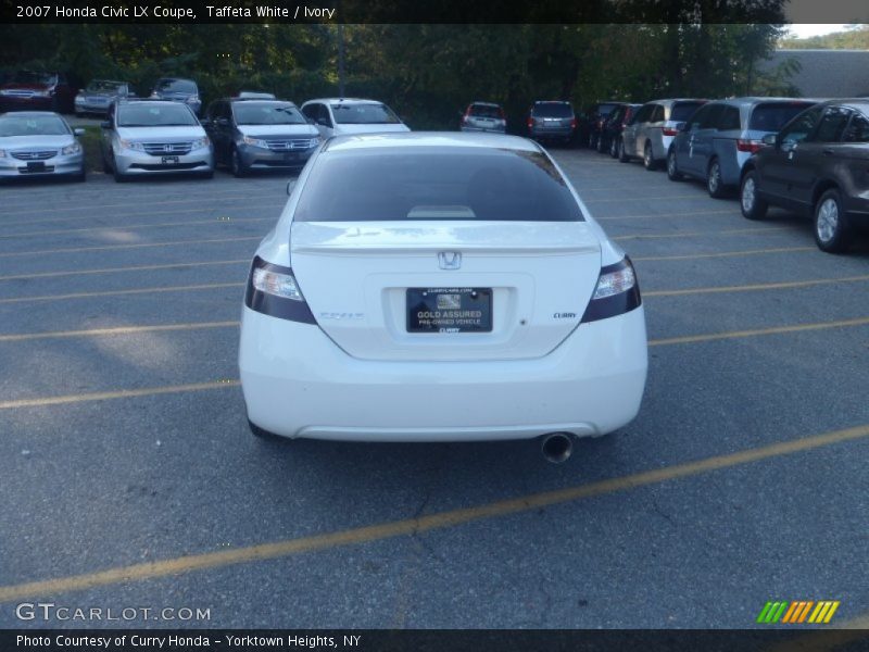 Taffeta White / Ivory 2007 Honda Civic LX Coupe