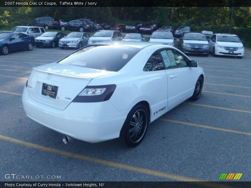 Taffeta White / Ivory 2007 Honda Civic LX Coupe