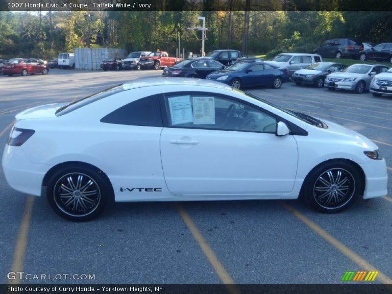 Taffeta White / Ivory 2007 Honda Civic LX Coupe