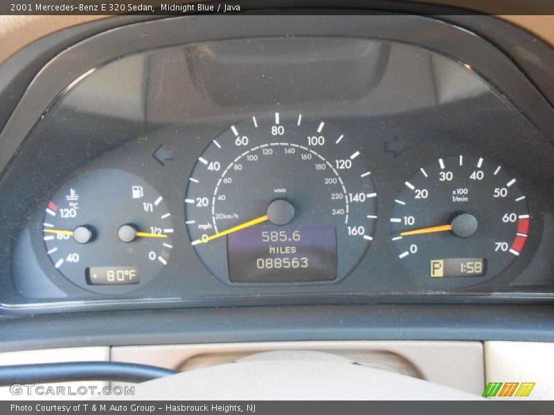 Midnight Blue / Java 2001 Mercedes-Benz E 320 Sedan