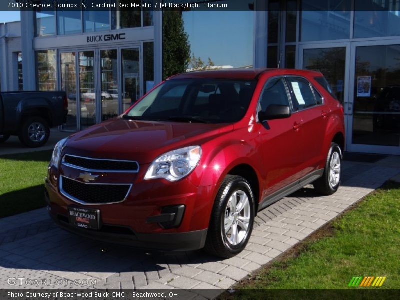 Cardinal Red Metallic / Jet Black/Light Titanium 2010 Chevrolet Equinox LS