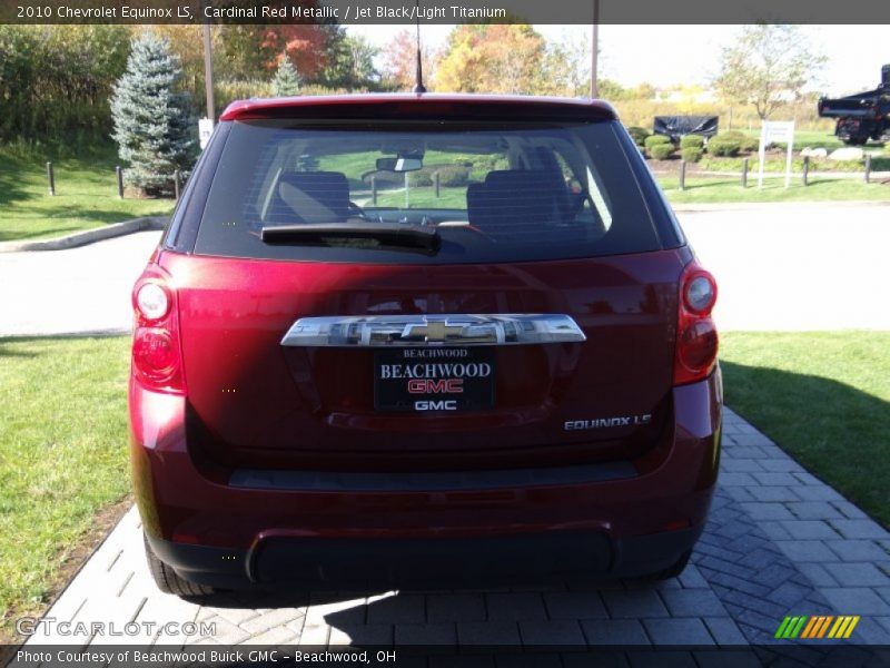 Cardinal Red Metallic / Jet Black/Light Titanium 2010 Chevrolet Equinox LS