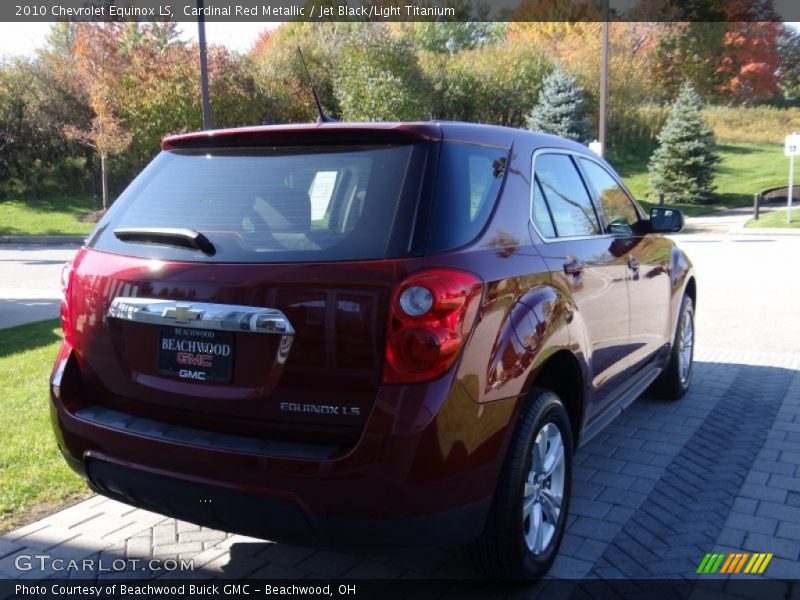 Cardinal Red Metallic / Jet Black/Light Titanium 2010 Chevrolet Equinox LS