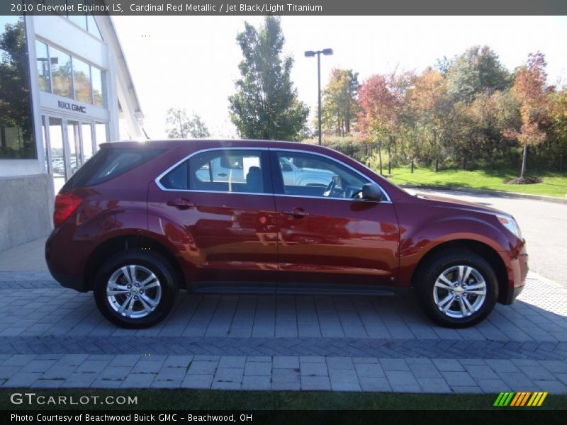 Cardinal Red Metallic / Jet Black/Light Titanium 2010 Chevrolet Equinox LS