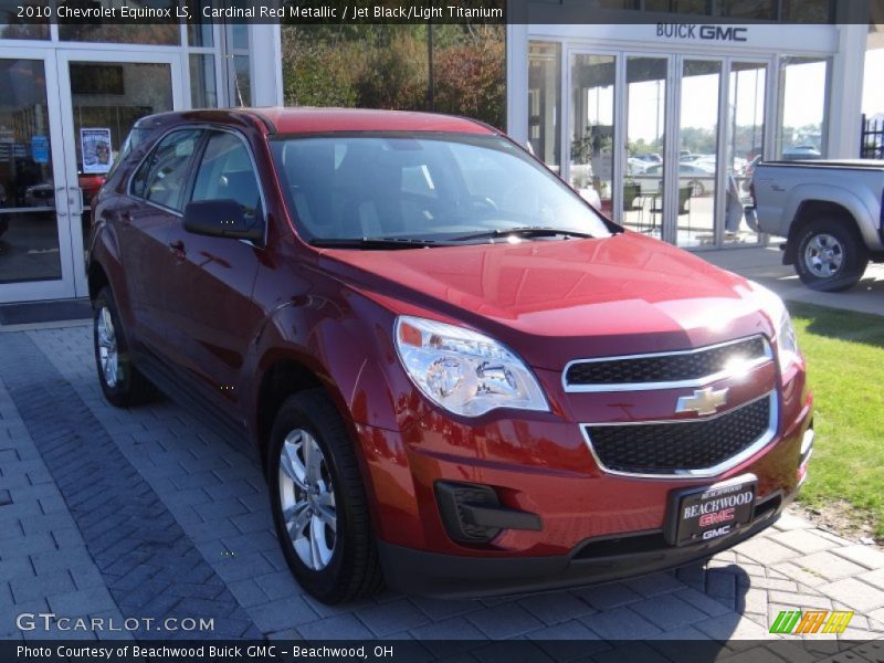 Cardinal Red Metallic / Jet Black/Light Titanium 2010 Chevrolet Equinox LS