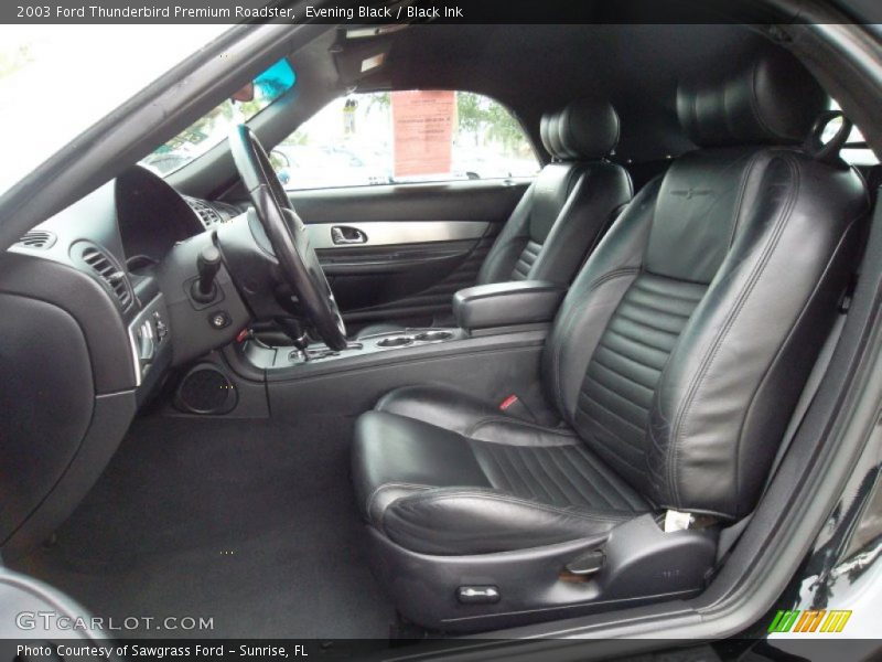 2003 Thunderbird Premium Roadster Black Ink Interior