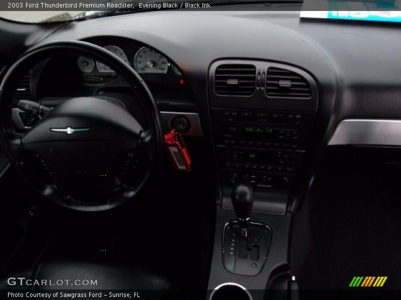 Evening Black / Black Ink 2003 Ford Thunderbird Premium Roadster