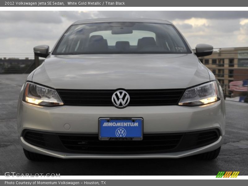 White Gold Metallic / Titan Black 2012 Volkswagen Jetta SE Sedan