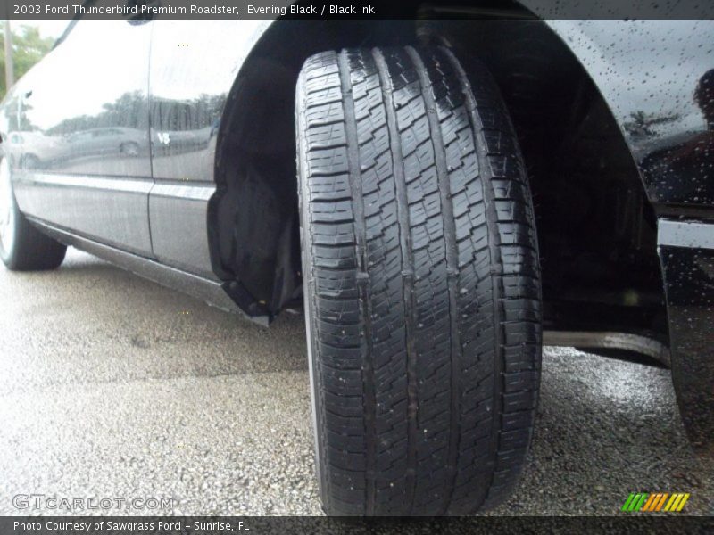 Evening Black / Black Ink 2003 Ford Thunderbird Premium Roadster