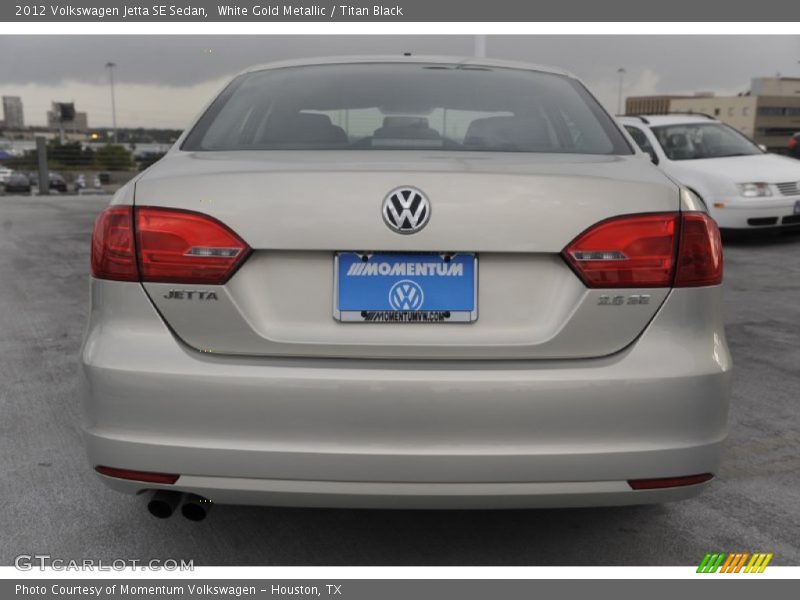 White Gold Metallic / Titan Black 2012 Volkswagen Jetta SE Sedan