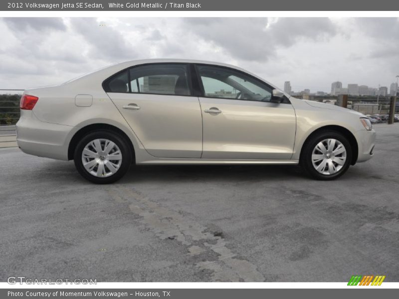 White Gold Metallic / Titan Black 2012 Volkswagen Jetta SE Sedan