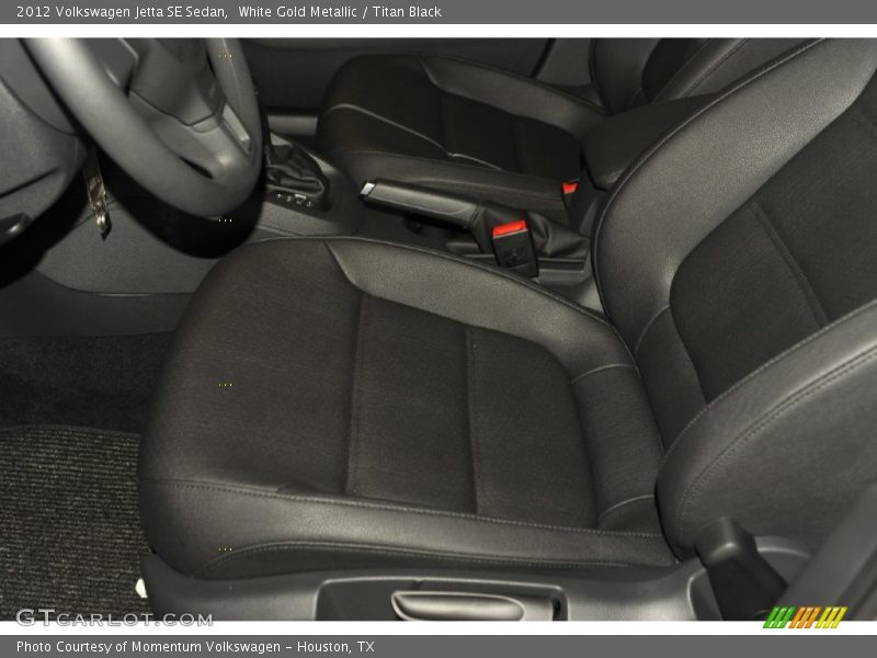 White Gold Metallic / Titan Black 2012 Volkswagen Jetta SE Sedan