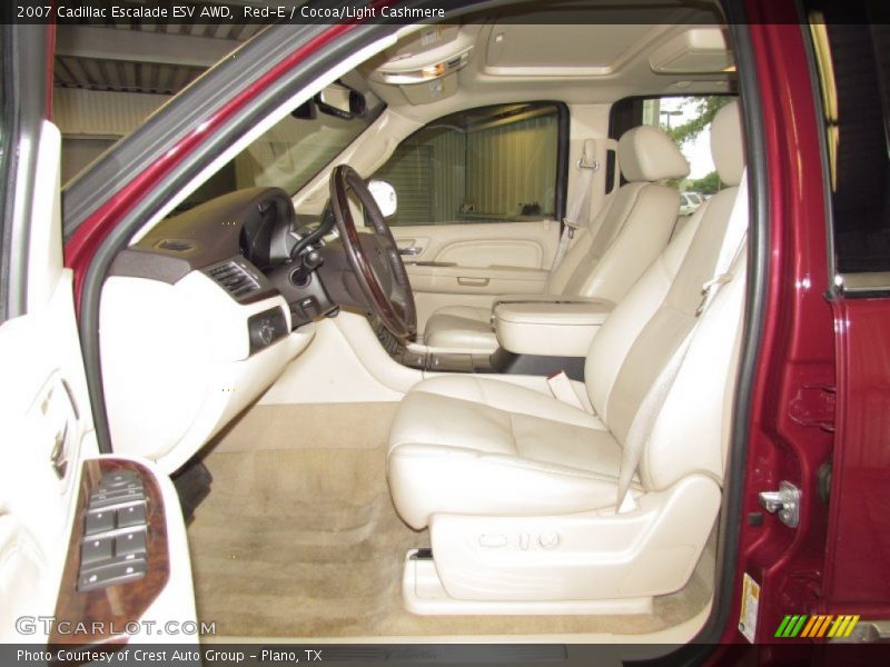 Red-E / Cocoa/Light Cashmere 2007 Cadillac Escalade ESV AWD