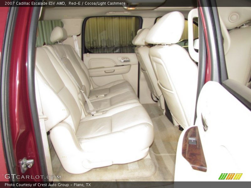 Red-E / Cocoa/Light Cashmere 2007 Cadillac Escalade ESV AWD