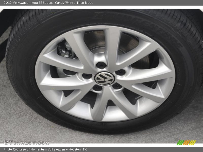 Candy White / Titan Black 2012 Volkswagen Jetta SE Sedan