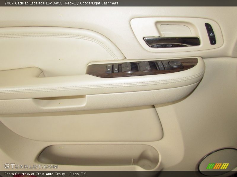 Red-E / Cocoa/Light Cashmere 2007 Cadillac Escalade ESV AWD