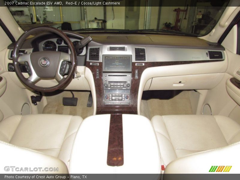 Red-E / Cocoa/Light Cashmere 2007 Cadillac Escalade ESV AWD