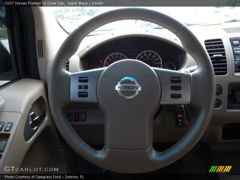  2007 Frontier LE Crew Cab Steering Wheel