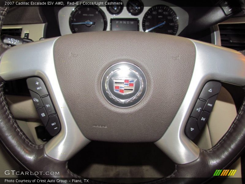 Red-E / Cocoa/Light Cashmere 2007 Cadillac Escalade ESV AWD