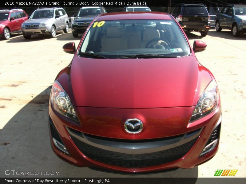 Copper Red Mica / Dune Beige 2010 Mazda MAZDA3 s Grand Touring 5 Door